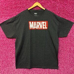 Marvel Logo Comic Book Tshirt size XL